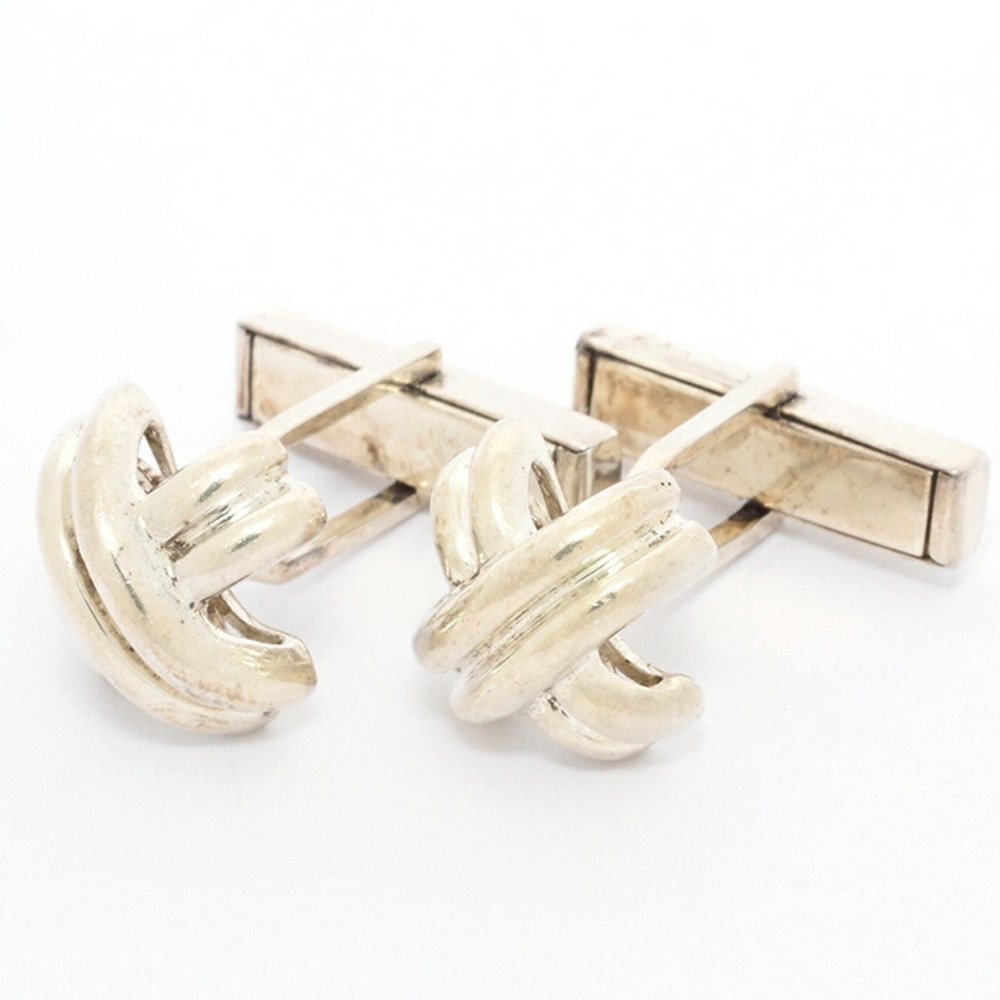 Tiffany Signature Swivel Style Cufflinks Silver